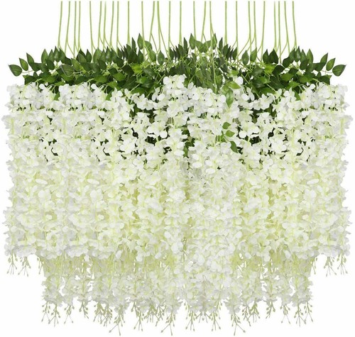 24pack white artificial - 24pack, fake