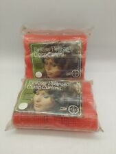 2 Pack Vintage Hair Rollers Curlers Hair Salon Pinless Filigran-Clasp W Germany