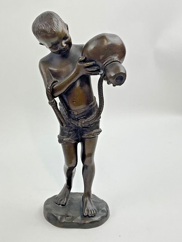 Picciole bronze figure water - figure,