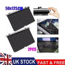 2x Car Window Roller Blinds