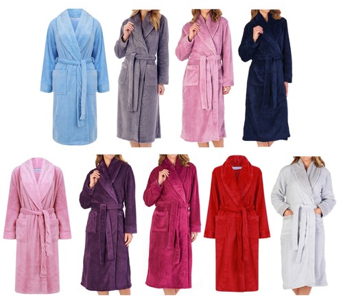 Bathrobe ladies fleecy waffle - ladies,