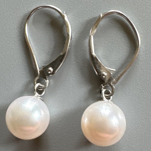 14ct white gold 585 drop - 14ct,