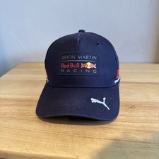 Aston Martin Red Bull Racing F1 Team Cap Hat Baseball Men's Adjustable Navy Blue