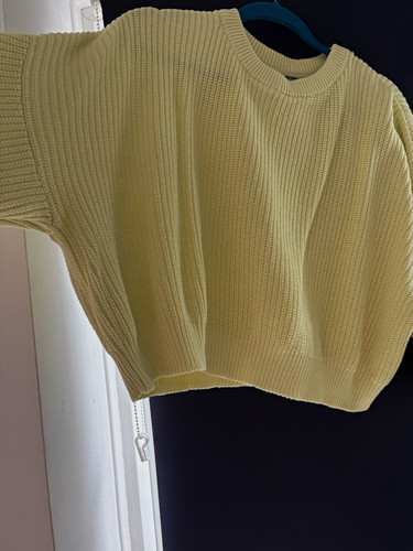 Primark yellow knit crew - primark,
