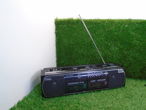 Sharp 268e portable boombox - wq-268e,