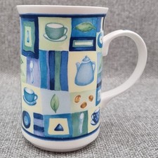 Whittard Of Chelsea - Tea Time - Blue - Fine Bone China Mug 