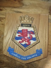 Ships Crest /naval Plaque Or