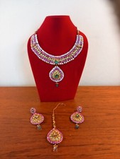 INDIAN BOLLYWOOD COSTUME JEWELLERY SET
