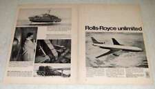 1968 Rolls-Royce Ad - RB.211 Fanjets in Lockheed 1011