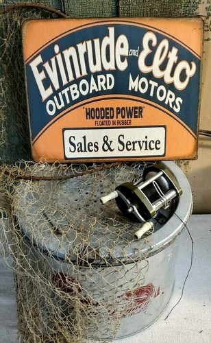 Vintage evinrude boat motor - vintage,