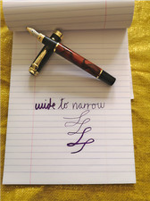 Fude Manga golden nib fountain