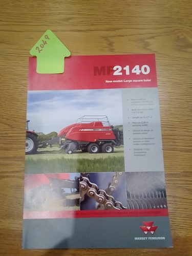 Massey ferguson baler 2140 - baler,