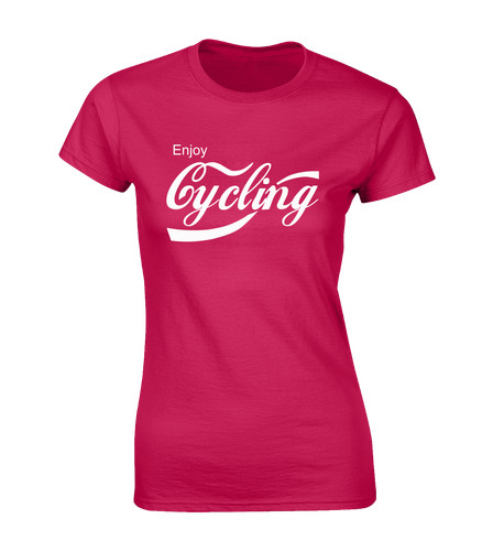 Enjoy cycling ladies shirt - cycling,