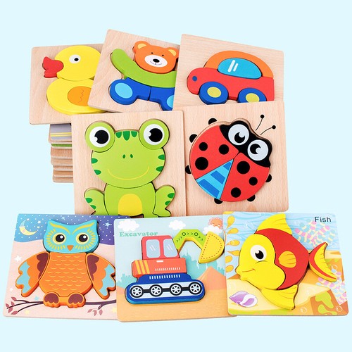 Puzzle toy baby kids - 3d,