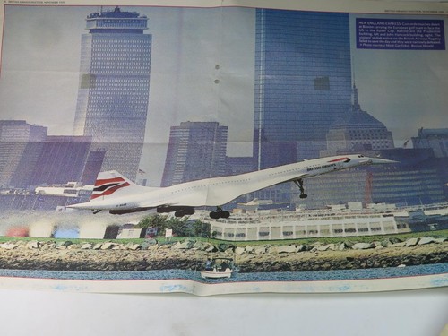 Concorde memorabilia poster - concorde,