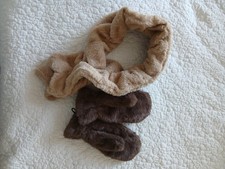 Faux Fur Mitten And Scarf Set