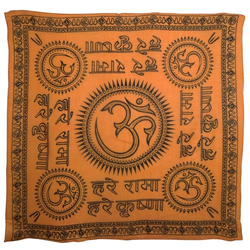 Large orange aum wall - aum,