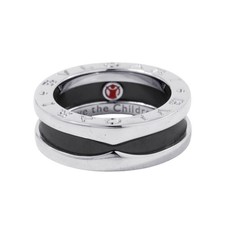 Bvlgari B-zero1 Ring, 1 Band, Save the Children, SV925 Silver, Ring Size 47