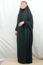 Black One Piece Jilbab Khimar