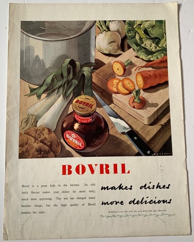 Vintage bovril poster - poster, original
