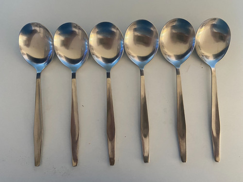 Old hall soup spoons - 6,