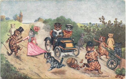 Louis wain cats - wain, exciting