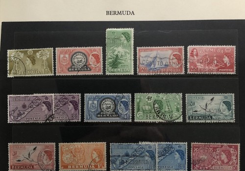 Bermuda qeii defs 1953 - 1953-55, sg
