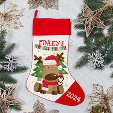 Personalised Reindeer Stocking