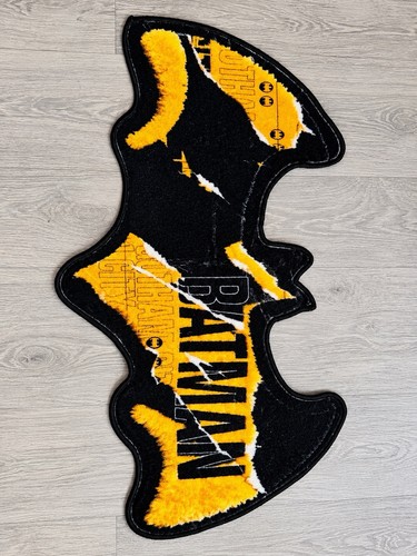 Black yellow batman shaped - &,