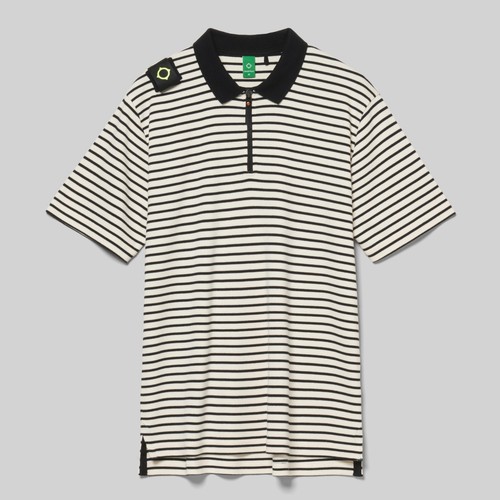 Strum stripe badge polo - ma.strum, jet