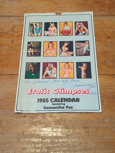 Samantha fox signed - samantha,
