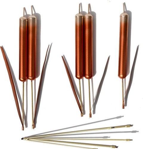 Copper cattail wind - copper, chimes