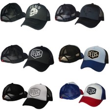 Men Summer Sun Hats Deus Embroideried Mesh Baseball Cap Trucker Snapback Dad Hat