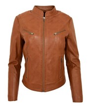 Ladies REAL leather BIKER