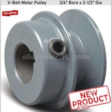 Motor Pulley 3/4" Bore x