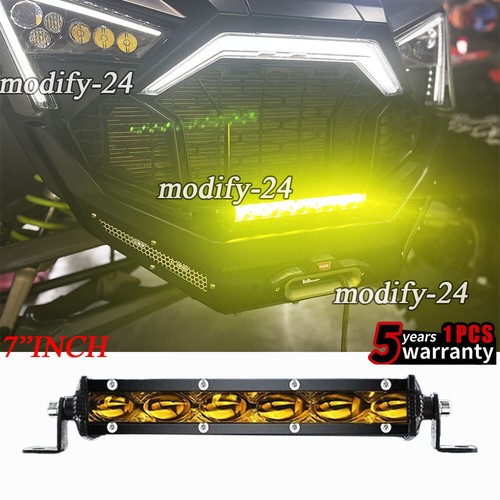 Amber led light bar - 7"amber,