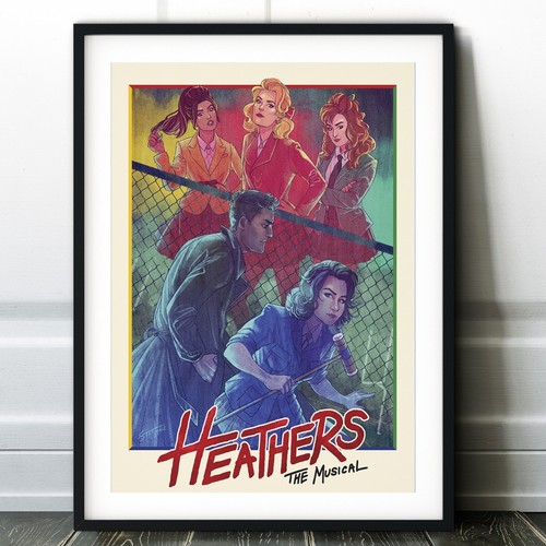 Heathers the musical poster - heathers,