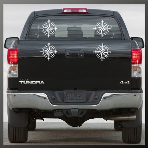 Small compass sticker - small, decal