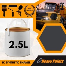 Bomag Roller Dark Grey High Endurance Enamel Paint 2.5 Litre Tin