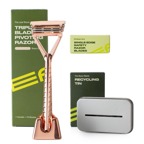 Leaf razor set - leaf, all-metal