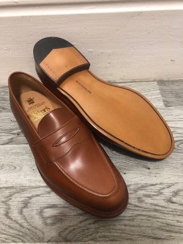 Trickers tan leather slip - trickers, on