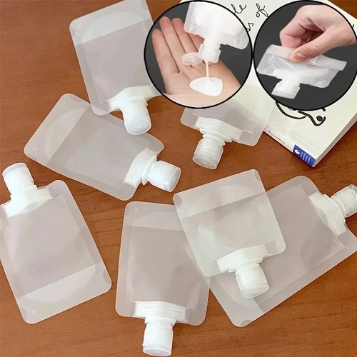 Squeeze bags empty - squeeze,