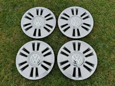 x4 Full Set Of Genuine VW UP Wheel Trims Hubcaps 14 Inch