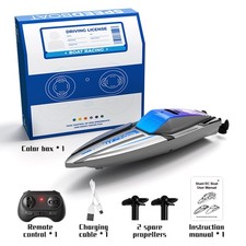 Blue Remote Control Boat