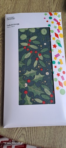 Christmas table cloth new - table,