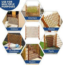 Expanding Wooden Fence Trellis