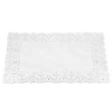 100 Pcs White Lace Paper