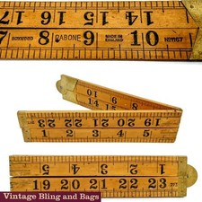 1940s Vintage Rabone Boxwood Ruler 2ft 24 No 1167 Vintage Ruler Old Tool Retro