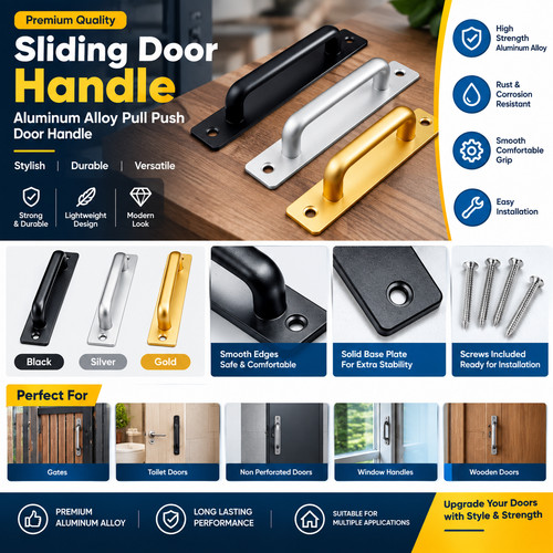 Sliding door handle - sliding,