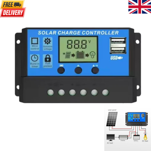 30a pwm solar panel - 30a, regulator